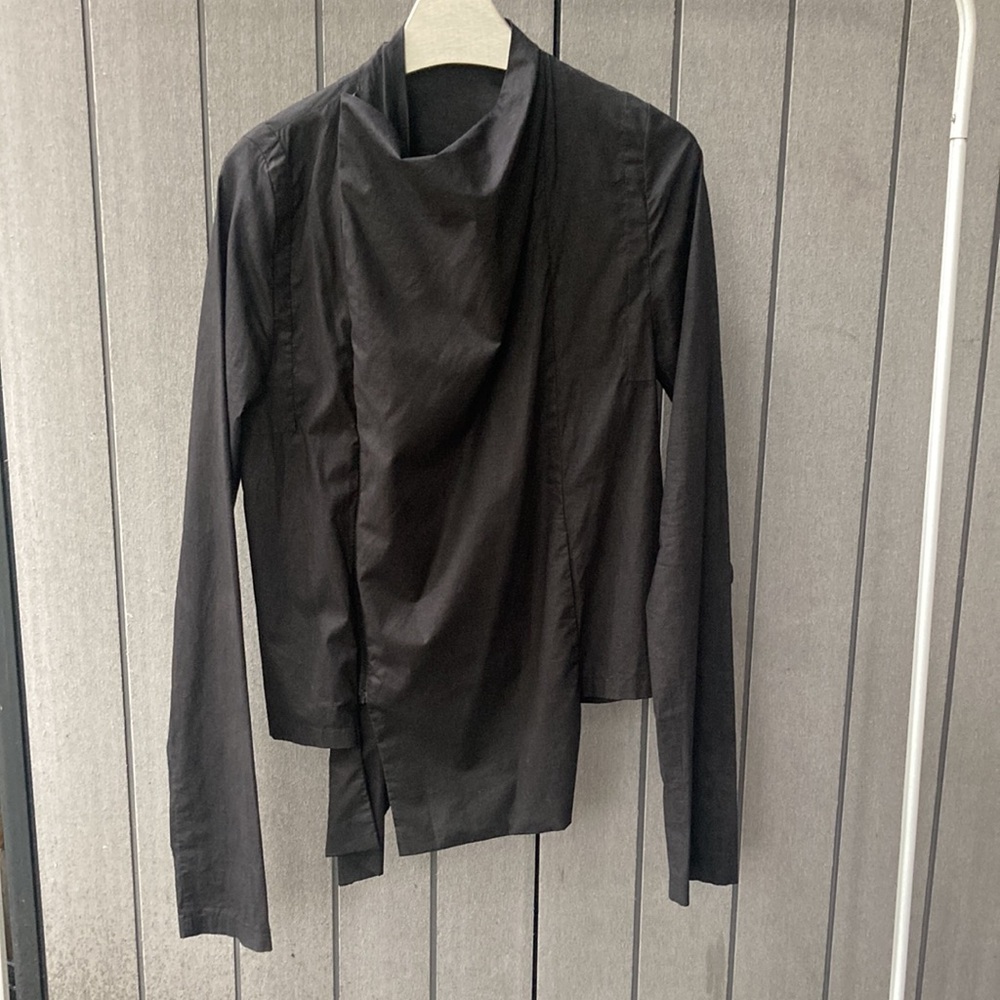 RAD HOURANI convertible black zipped jacket